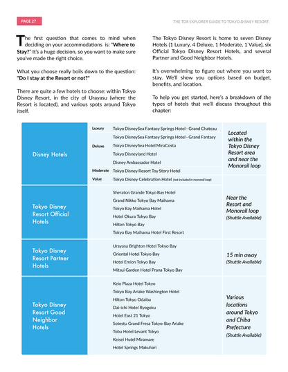 TDR Explorer Guide to Tokyo Disney Resort (2026/2027 Edition)