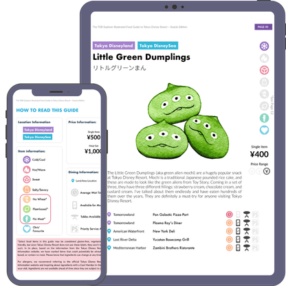 TDR Explorer Illustrated Food Guide to Tokyo Disney Resort: Snack Edition (2026/2027)