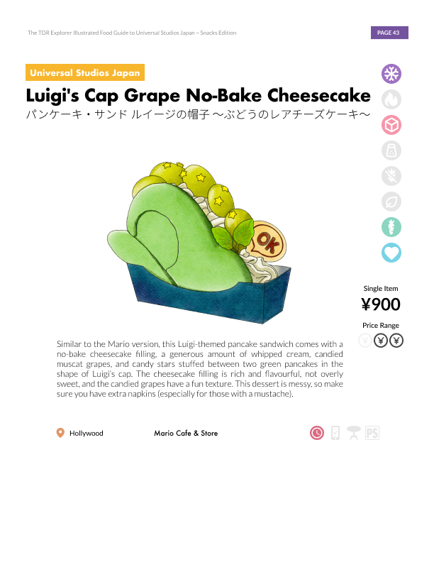 TDR Explorer Illustrated Food Guide to Universal Studios Japan: Snack Edition (2026/2027)